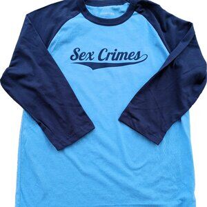 Sex Crimes 3/4 Sleeve Raglan Baseball T-Shirt